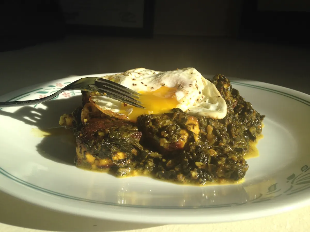 Saag Paneer and a love for leftovers